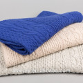 Mantón de lana tejido a mano de suministro de fabricante de China